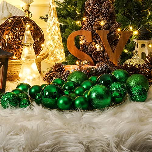 Christmas Ball Ornaments for Christmas Decorations (45 Count)