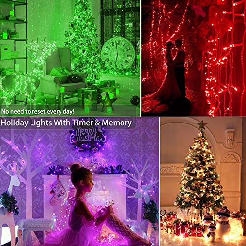 USB Halloween String Lights RGB Color Changing 100 LED with Remote