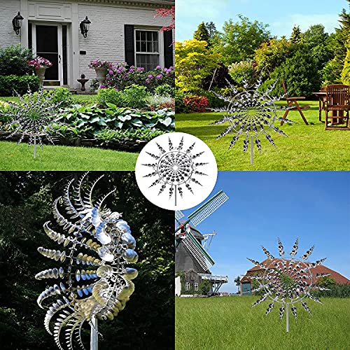Unique and Magical Metal Windmill