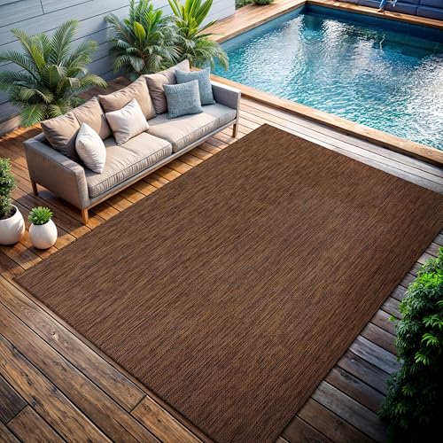 Outdoor Rug 9x12 Modern Area Rugs for Large Indoor and Outdoor Patios and Porches