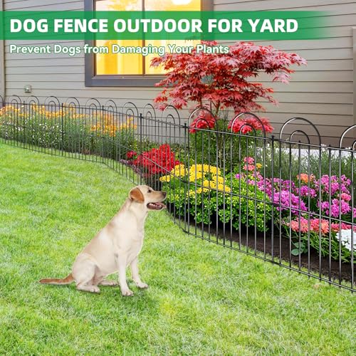 25 Panels No Dig Decorative Garden Fence