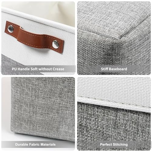 Large Fabric Storage Baskets (3 Count)