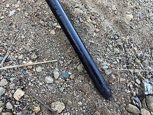 36" Round Steel Concrete Form Stakes with Nail Holes