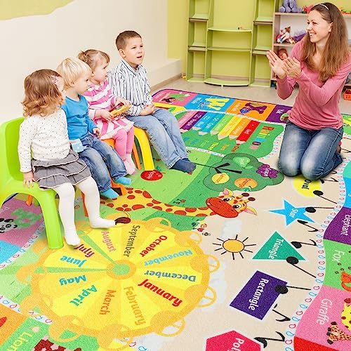 BENRON 3x5 Kids Rug for Playroom Classroom