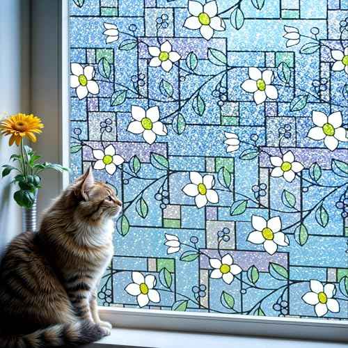 Stained Glass Window Film (12.898 Sq Ft)