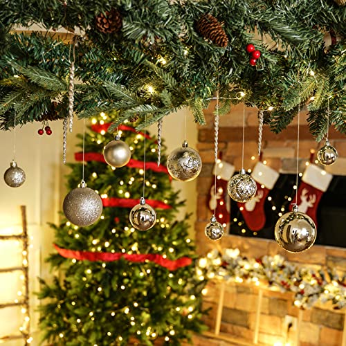 Christmas Ball Ornaments for Christmas Decorations (45 Count)