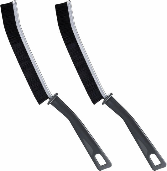 2 PCs Hard-bristled Crevice Cleaning Brush, Gap Cleaning Brush, Grout Brush for Kitchen, Bathroom, Bathtubs - NestledHome