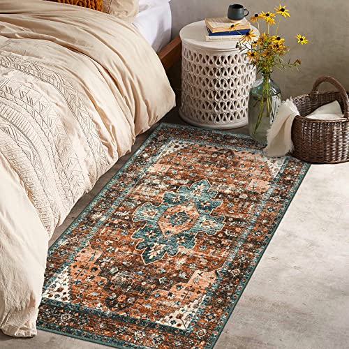 Ultra Thin Washable Vintage Area Rug
