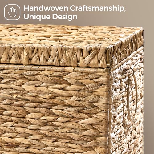 Handwoven Storage Basket with Lid