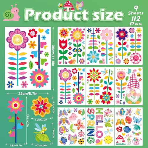 Spring Window Clings (112 Count)