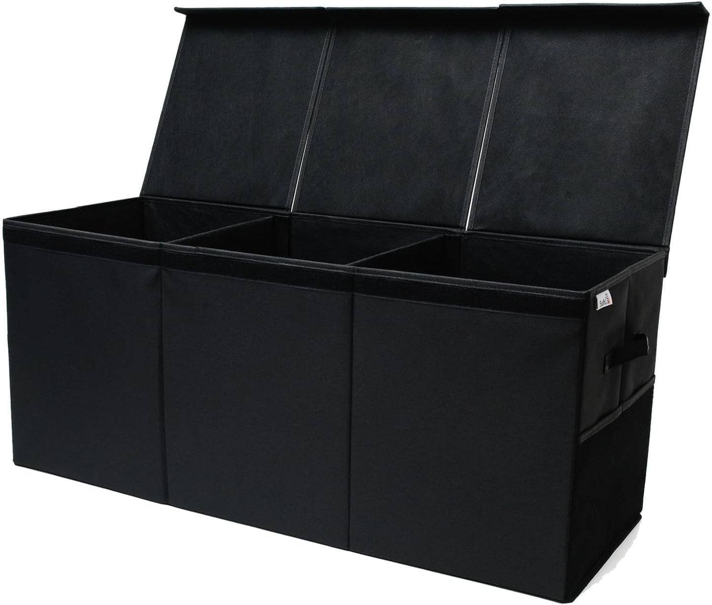 Extra Large Toy Storage Organizer with Lid - Sturdy, Collapsible Toy Chest Storage Box Design - Toys Bin with Dividers for Kids, Nursery, Bedroom, Playroom 37"x16"x14" - NestledHome
