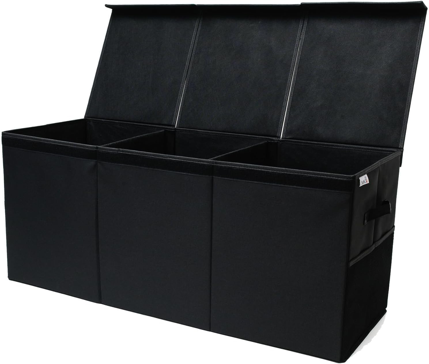 Extra Large Toy Storage Organizer with Lid - Sturdy, Collapsible Toy Chest Storage Box Design - Toys Bin with Dividers for Kids, Nursery, Bedroom, Playroom 37"x16"x14" - NestledHome