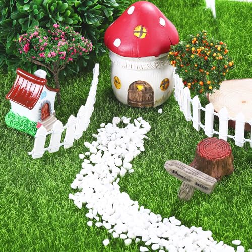 36 Pieces Fake Grass for Crafts Fairy Garden 6 x 6 Inches Artificial Garden Grass for Miniature Ornament Dollhouse DIY Decoration (36 Count)