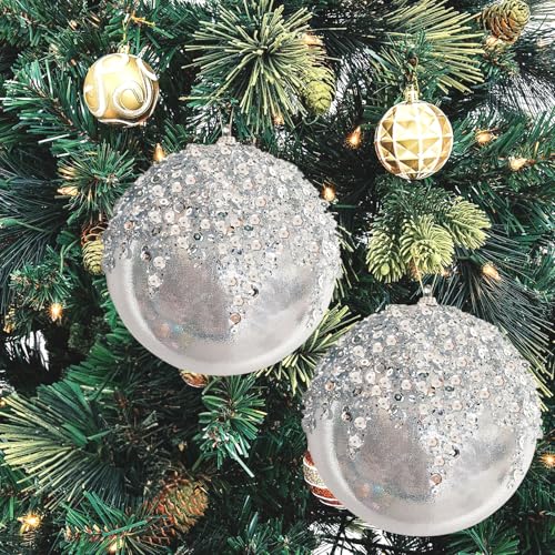 3Pcs Christmas Balls Ornaments (3 Count)