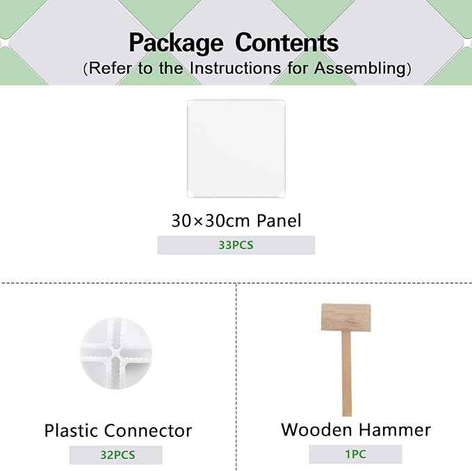 C&AHOME Cube Storage, 9-Cube Bookshelf, Plastic Closet Cabinet Organizer, DIY Stackable Bookcase, Modular Shelving Units Ideal for Home, Office, Kids Room, 36.6" L x 12.4" W x 48.4" H Milky UPCS09M