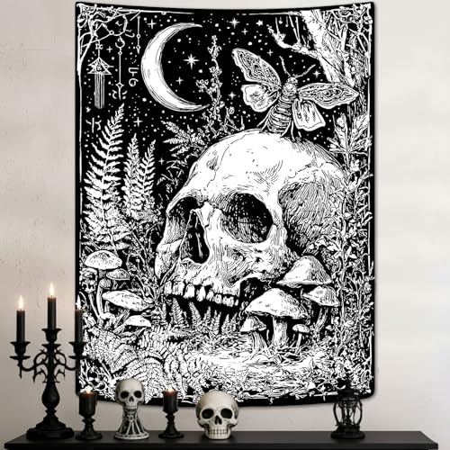 Gothic Skull Tapestry