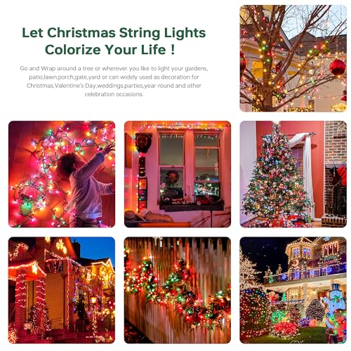 2 Pack Multicolor Christmas Lights (100 Count)