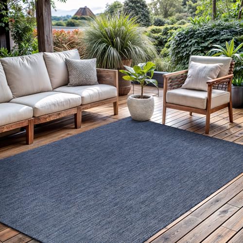 Outdoor Rug 6x9 Modern Area Rugs for Indoor and Outdoor Patios and Porches (59.25 Sq Ft)