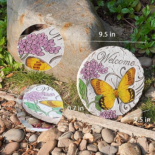 Garden Décor Stepping Stones Outdoor 10 * 10 * 0.75 Inch
