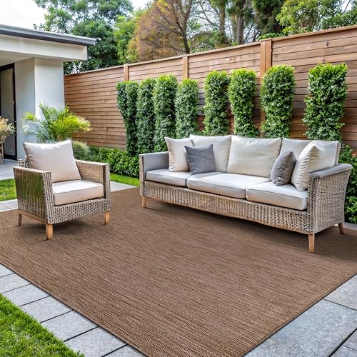 Outdoor Rug 9x12 Modern Area Rugs for Large Indoor and Outdoor Patios and Porches (107.9997 Sq Ft)