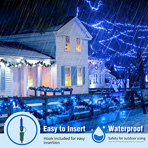 Blue Christmas Lights Indoor (13 Foot)