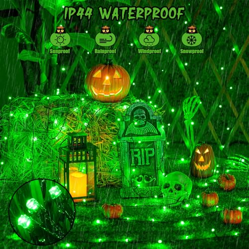 2 Pack Solar Halloween Lights Outdoor (2 Count)