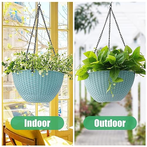 Hanging Planters for Outdoor Plants (4 Count)