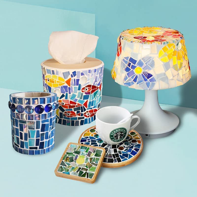 1.1 LB Irregular Crystal Mosaic Tiles