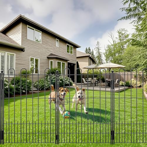 5 Panels Garden Fence with Gate (5 Count)