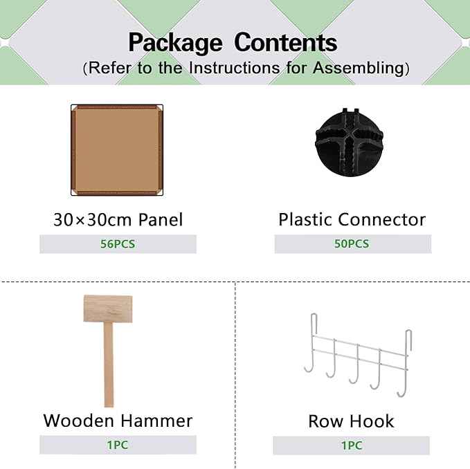 C&AHOME 16-Cube Storage Organizer, Plastic Shelves Units, DIY Closet Organizer, Modular Shelves Ideal for Home, Bedroom, 48.4" L 12.4" W 48.4" H Brown UPCS16C