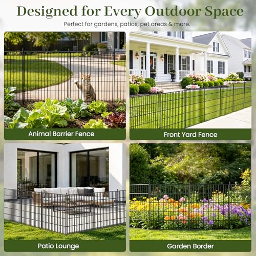 No Dig Garden Fence Outdoor for Yard (315.52 sq ft sq ft)