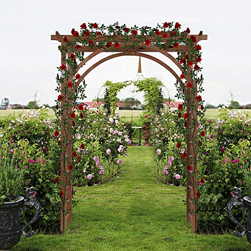 85in Wooden Arbor Garden Arch