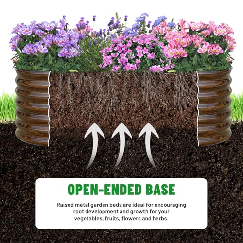 2 Pack Galvanized Steel Raised Garden Bed Kit (2 Count)