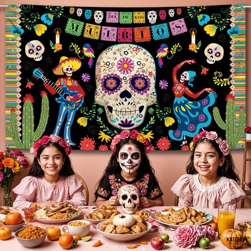 Day of the Dead Backdrop 72x44 Inch