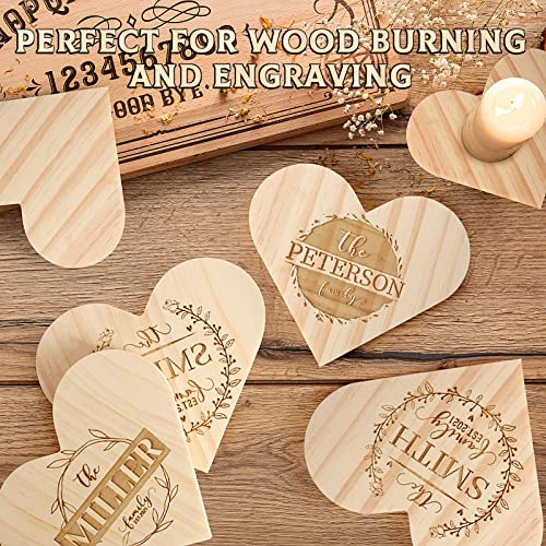 24 PCS Unfinished Wood Coasters