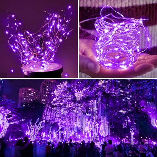 2 Pack 200 LED Solar Fairy Lights Outdoor (2 Count)