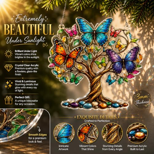 Butterfly Christmas Ornament 2026