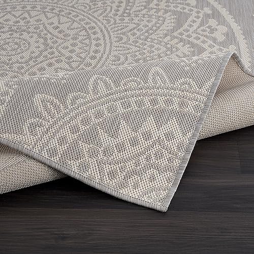 Outdoor Rug 10x14 Modern Area Rugs for Large Indoor and Outdoor Patios and Porches