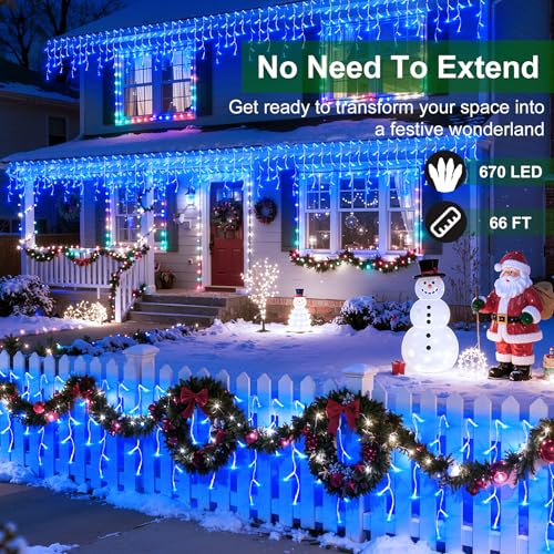 670 LED 66FT Christmas Lights Outdoor (66 Foot)