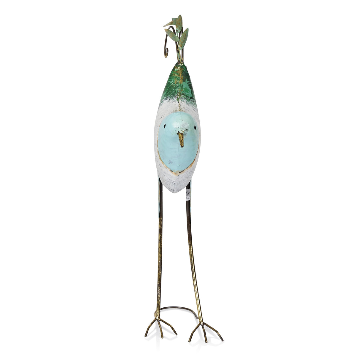 MCC702 Head Down Metal Bird Outdoor Statue
