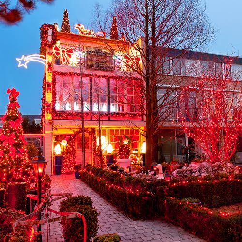 200 LED Red String Lights Halloween (66 Foot)