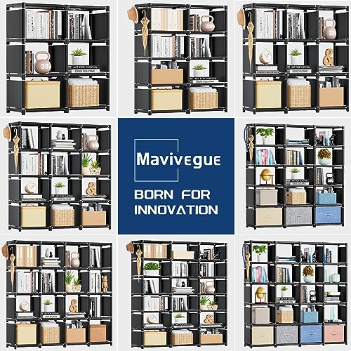 Book Shelf Cube Storage Organizer 20 Cubes DIY Metal Bookshelf