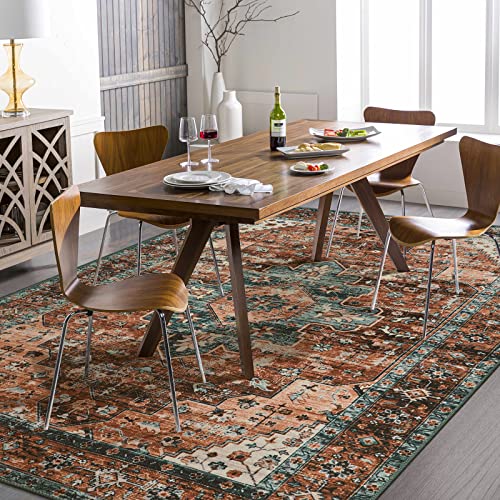 Ultra Thin Washable 10x14 Area Rugs for Living Room