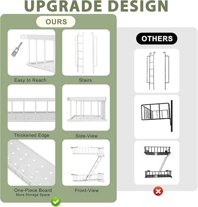 Fire Escape Wall Shelf White - Modern New York City Wall Decorative Display Ladder Floating Shelves for Bedroom, Home Décor, Action Figure Display (2.5-Tier)