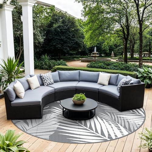 Outdoor Rug Waterproof Plastic Rugs for Patio (78.54 Sq Ft)