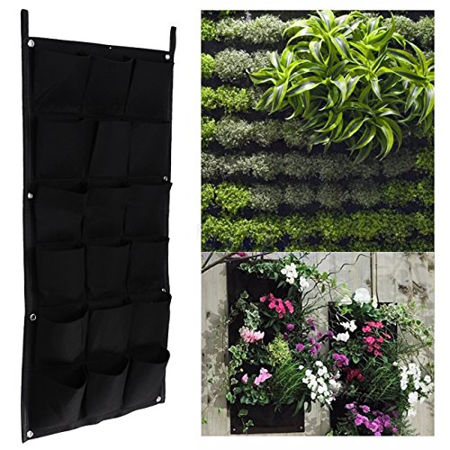 18 Pockets Wall Planter Breathable Vertical Garden Planter Grow Bag