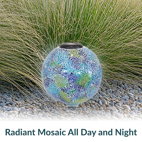 Sunnydaze Solar Gazing Ball for Garden