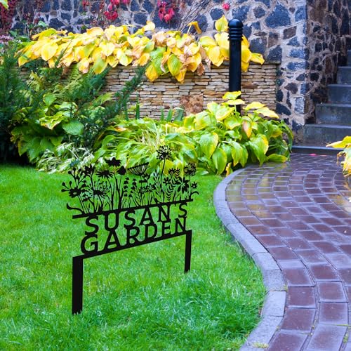 Custom Flowers Metal Garden Decor