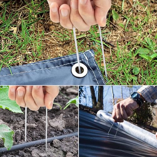 8 Inch Landscape Staples (125 Count)