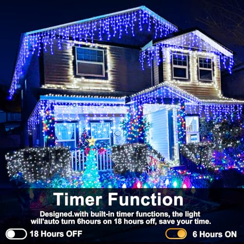 Christmas Lights Outdoor (8 Foot)